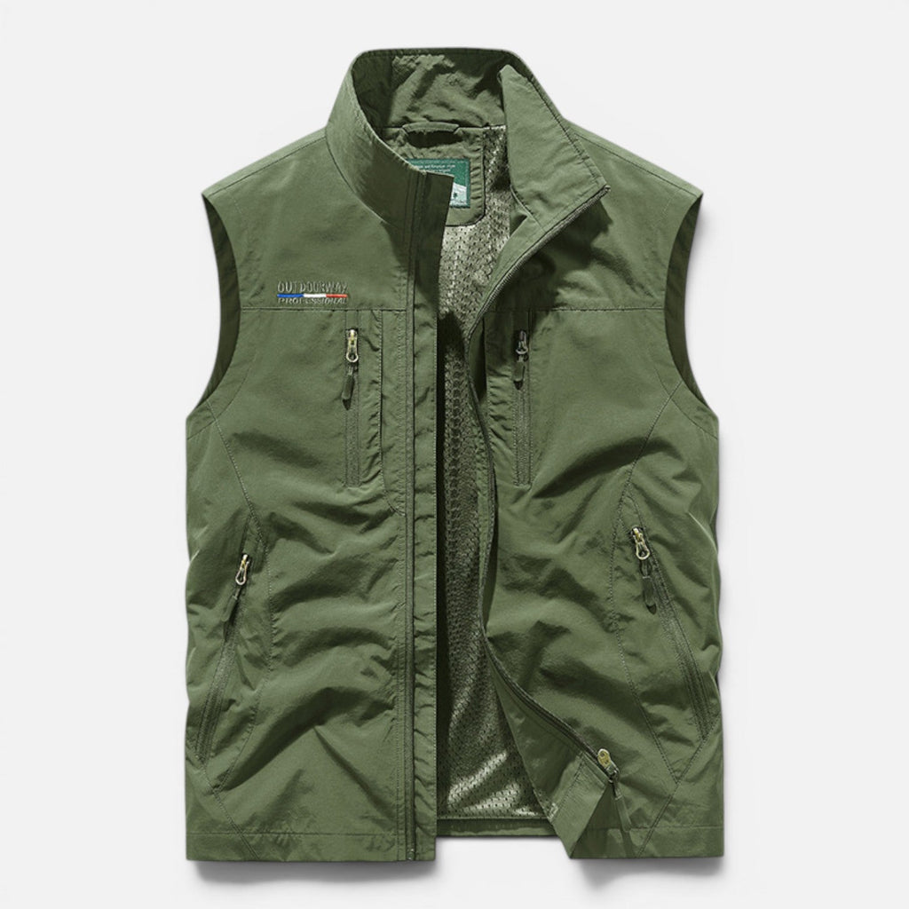 Kacob | Men's Utility Zip Gilet
