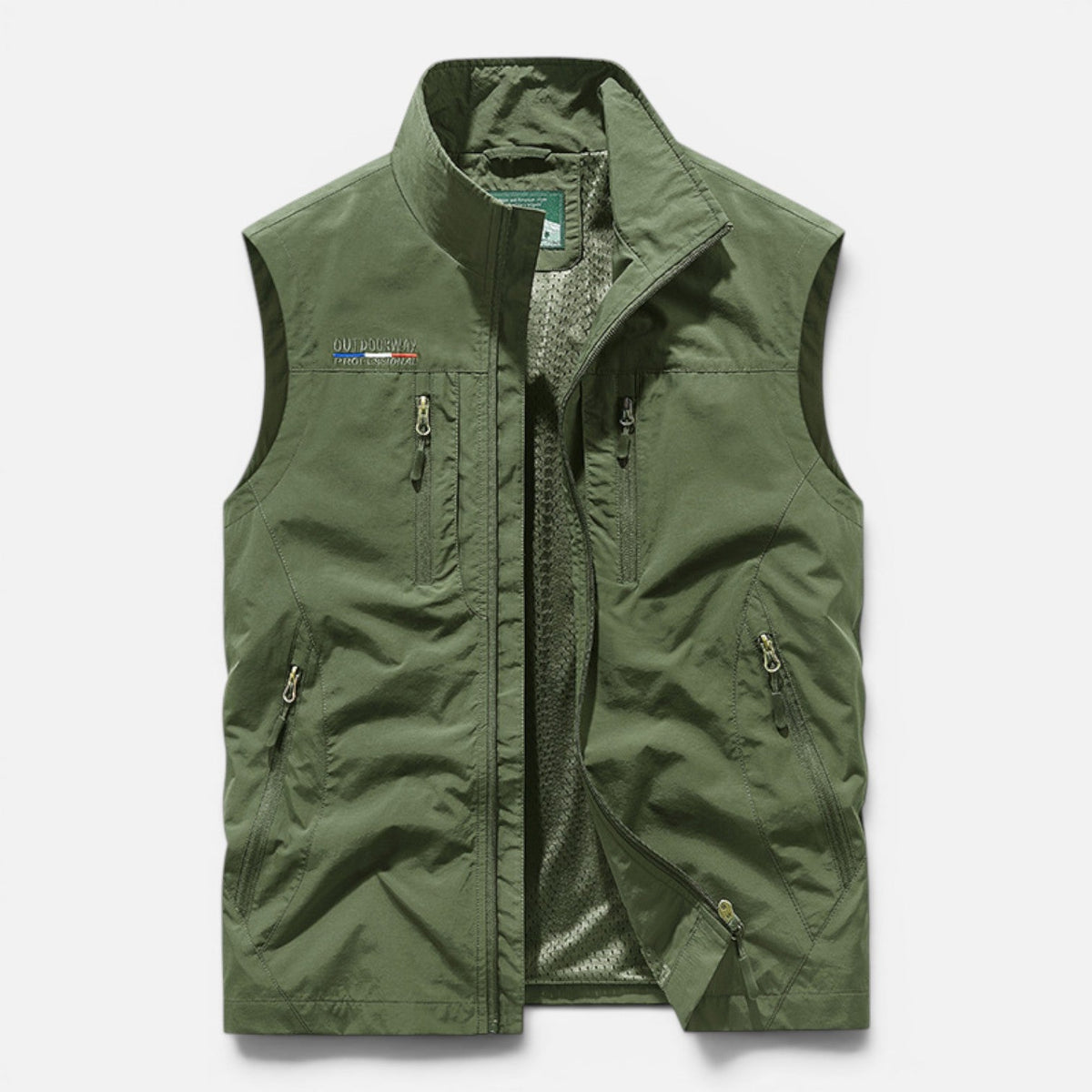 Kacob | Men's Utility Zip Gilet