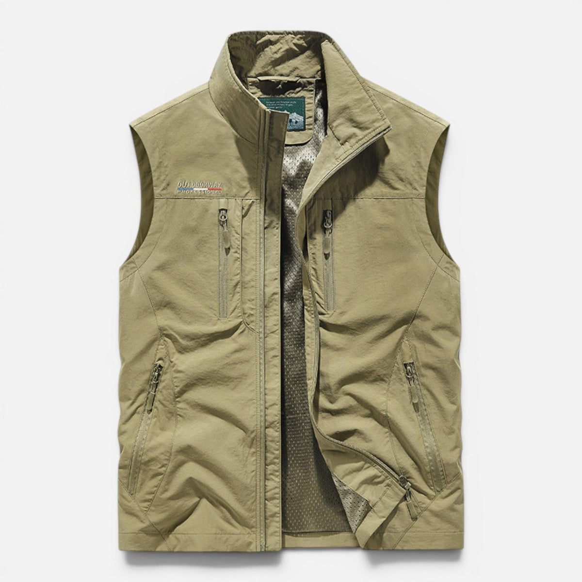 Kacob | Men's Utility Zip Gilet
