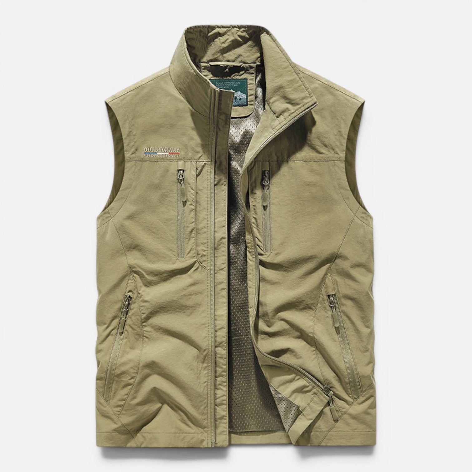 Kacob | Men's Utility Zip Gilet
