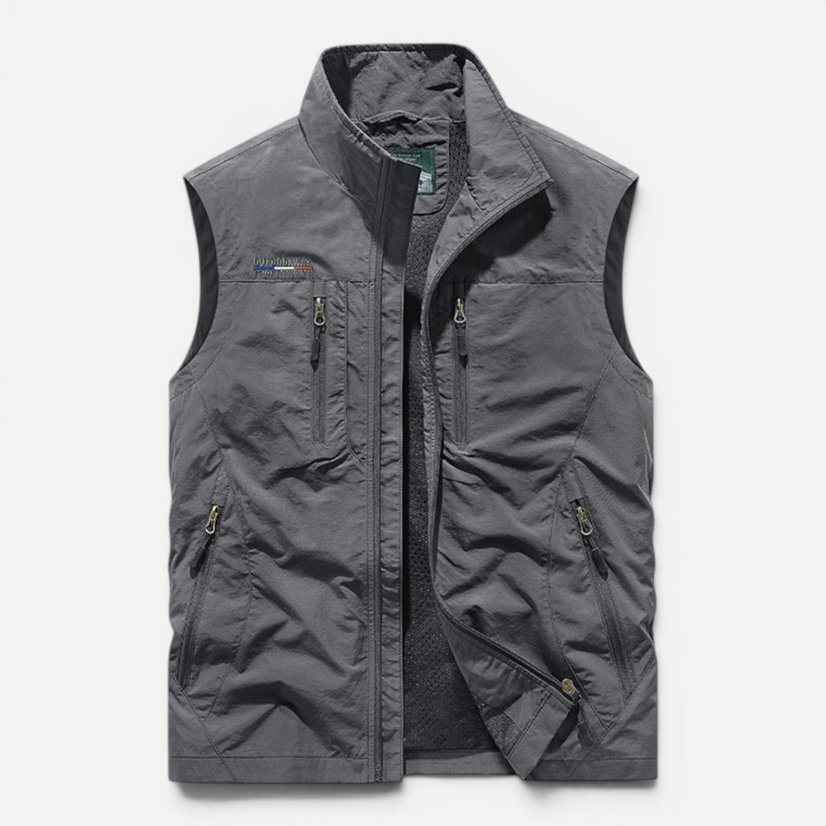 Kacob | Men's Utility Zip Gilet