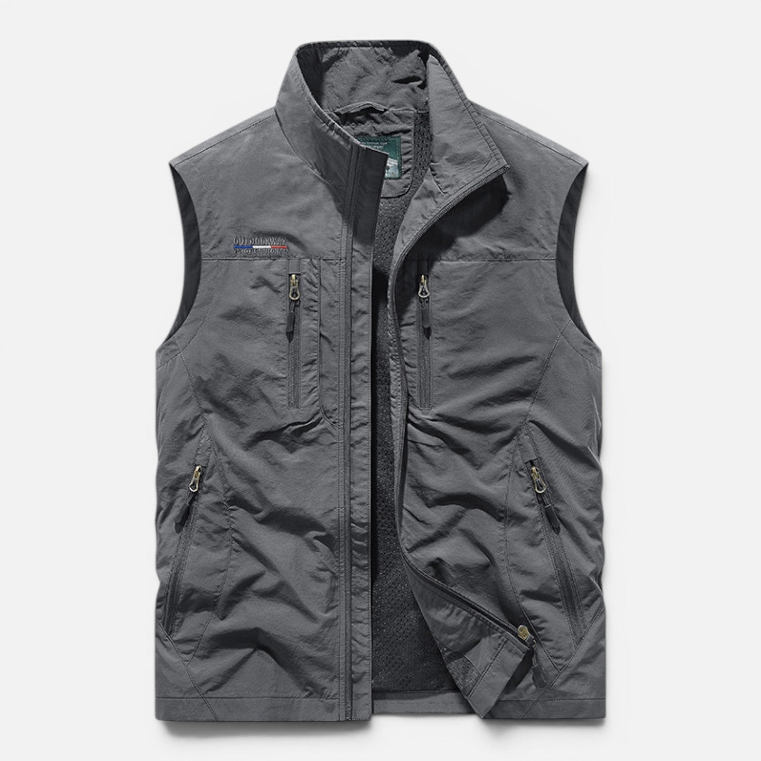 Kacob | Men's Utility Zip Gilet