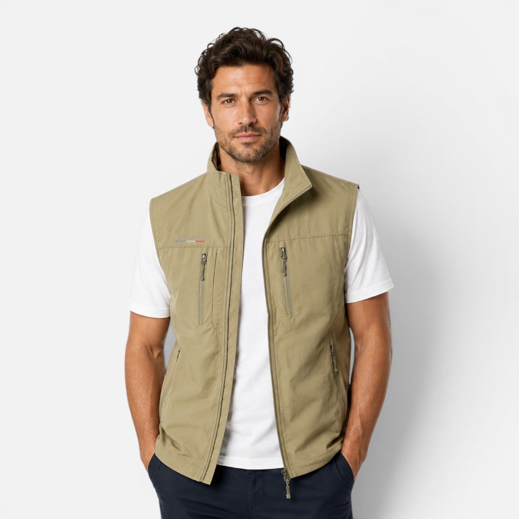 Kacob | Men's Utility Zip Gilet