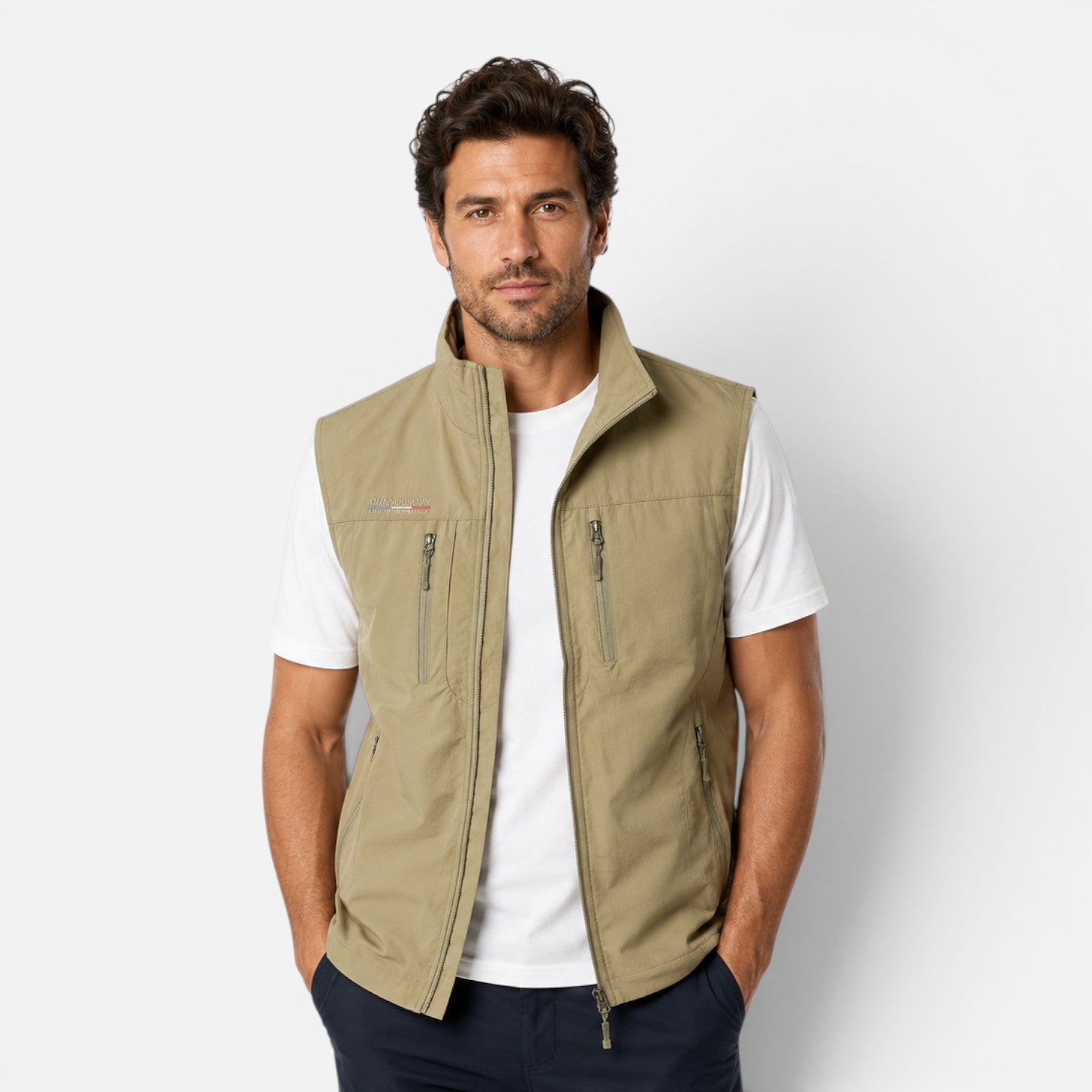 Kacob | Men's Utility Zip Gilet