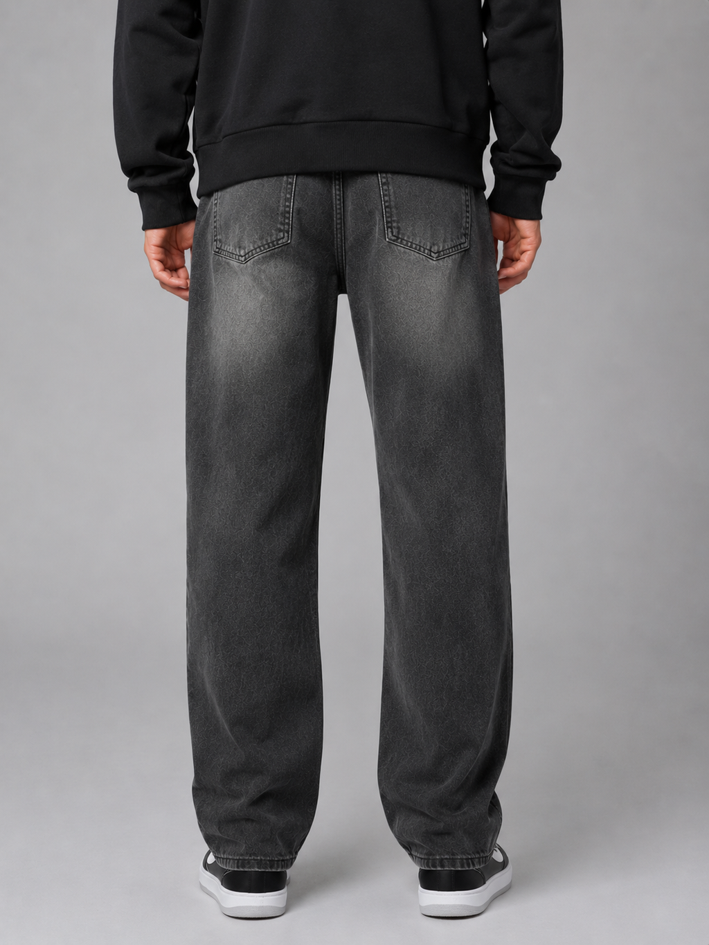 Kacob | Men's Vintage Washed Straight Leg Jeans