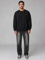 Kacob | Men's Vintage Washed Straight Leg Jeans