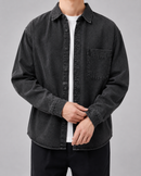 Kacob | Men's Washed Denim Overshirt