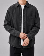 Kacob | Men's Washed Denim Overshirt