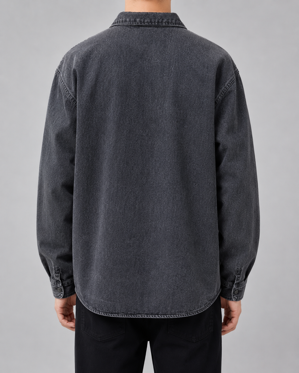 Kacob | Men's Washed Denim Overshirt