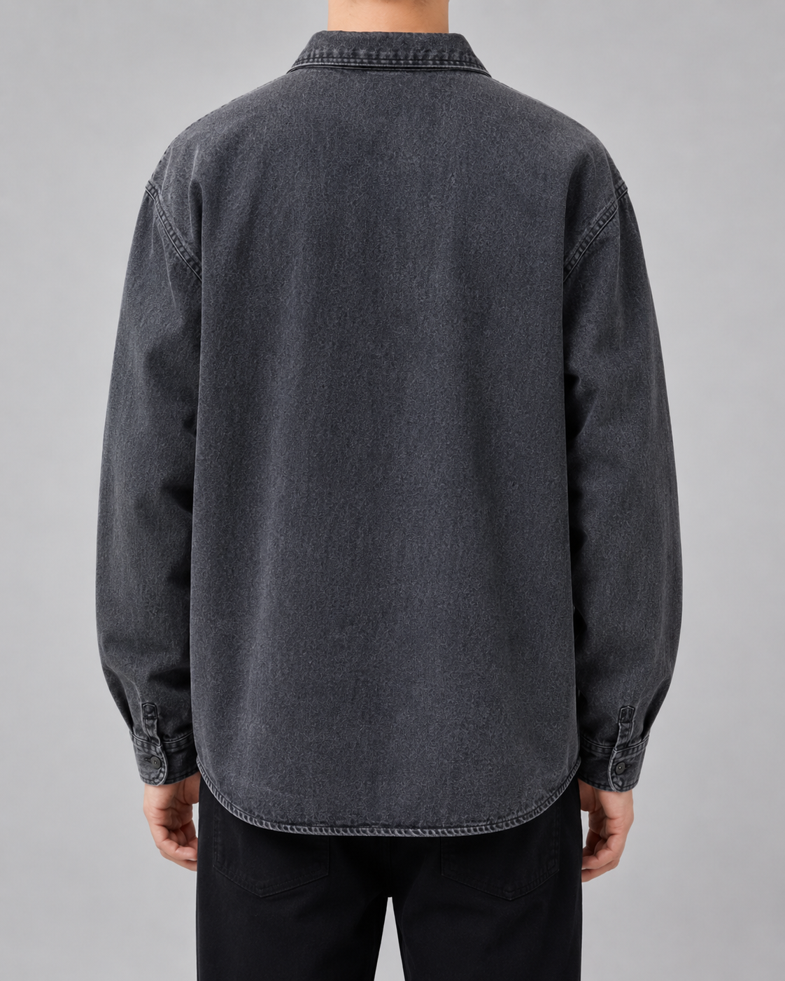 Kacob | Men's Washed Denim Overshirt