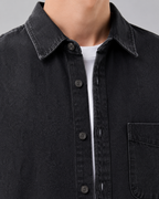 Kacob | Men's Washed Denim Overshirt
