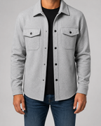 Kacob | Men's Wool-Blend Overshirt Jacket