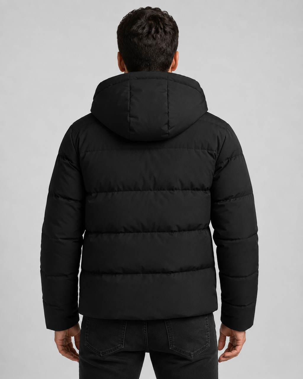 Kacob | Men's Zip Pocket Winter Puffer Jacket