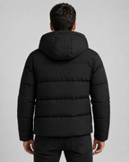 Kacob | Men's Zip Pocket Winter Puffer Jacket