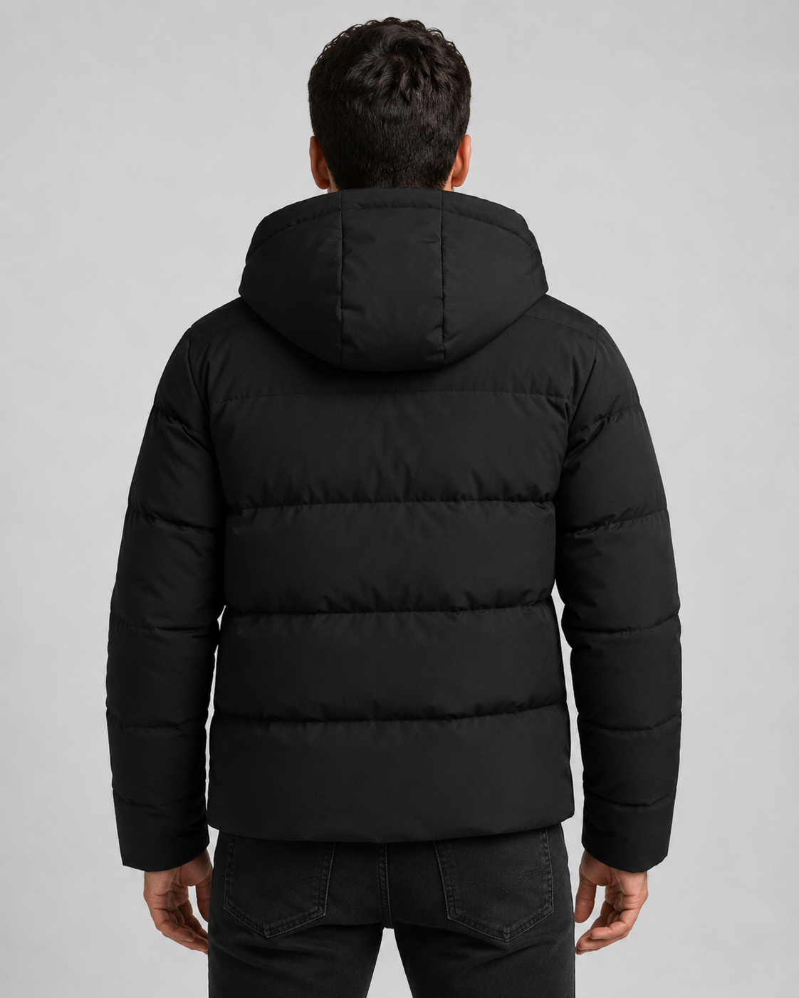 Kacob | Men's Zip Pocket Winter Puffer Jacket