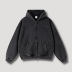 Kacob | Men's Zip-Up Drawstring Hoodie