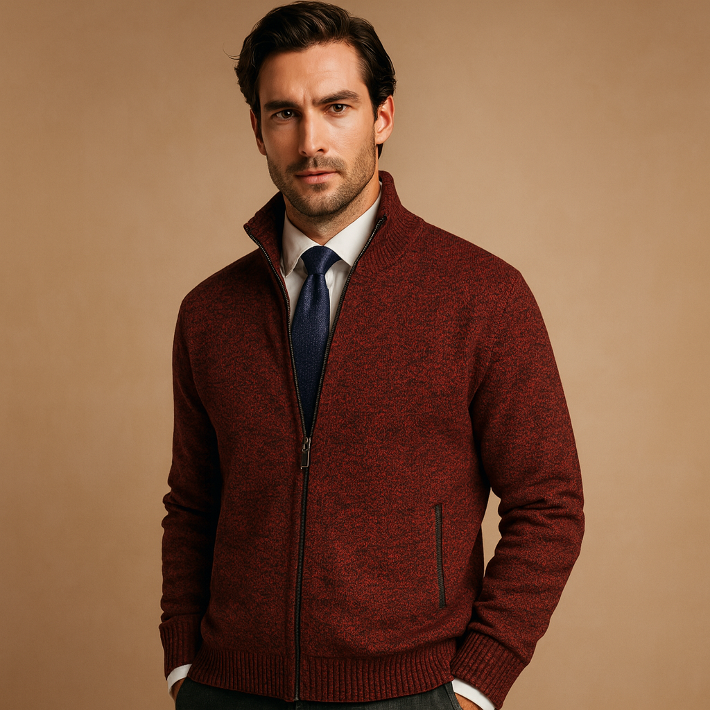 Kacob | Men's Zip-Up Tailored Gilet