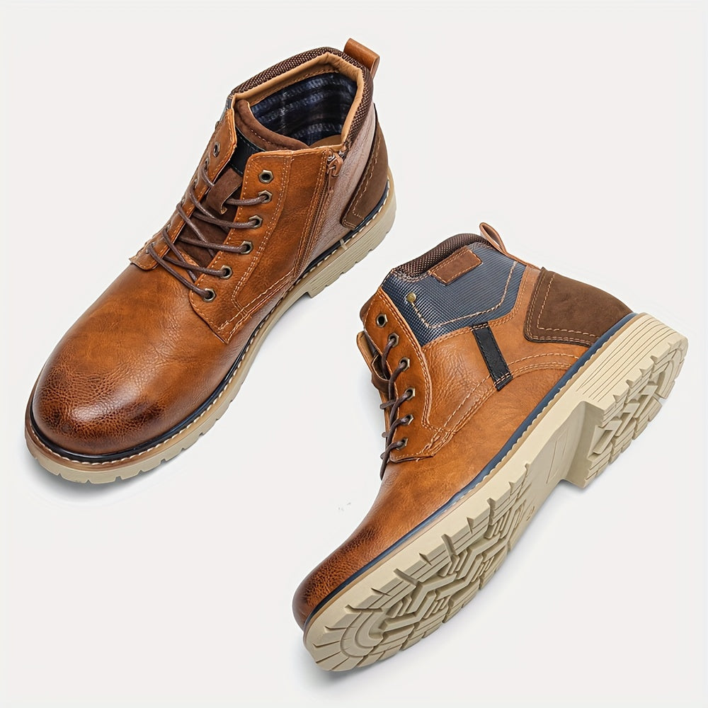 Kacob | Men's Zip Vintage Boots