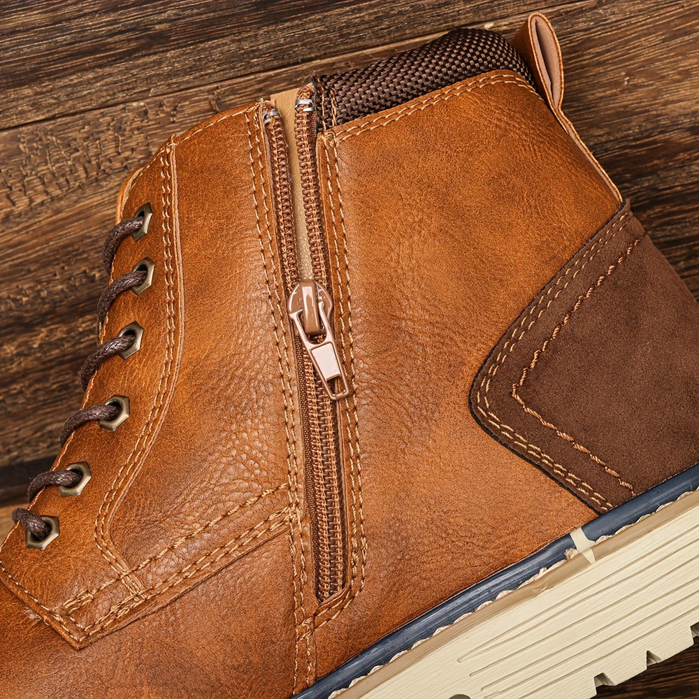 Kacob | Men's Zip Vintage Boots