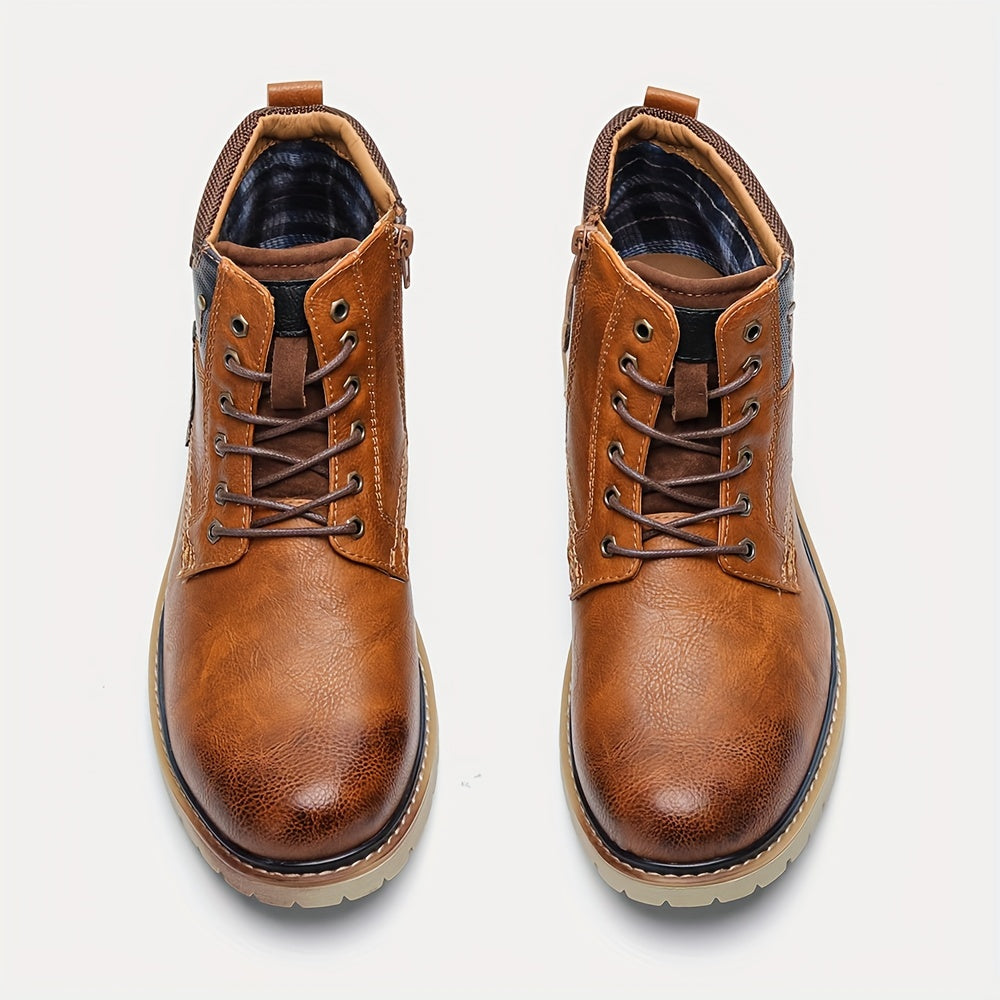 Kacob | Men's Zip Vintage Boots