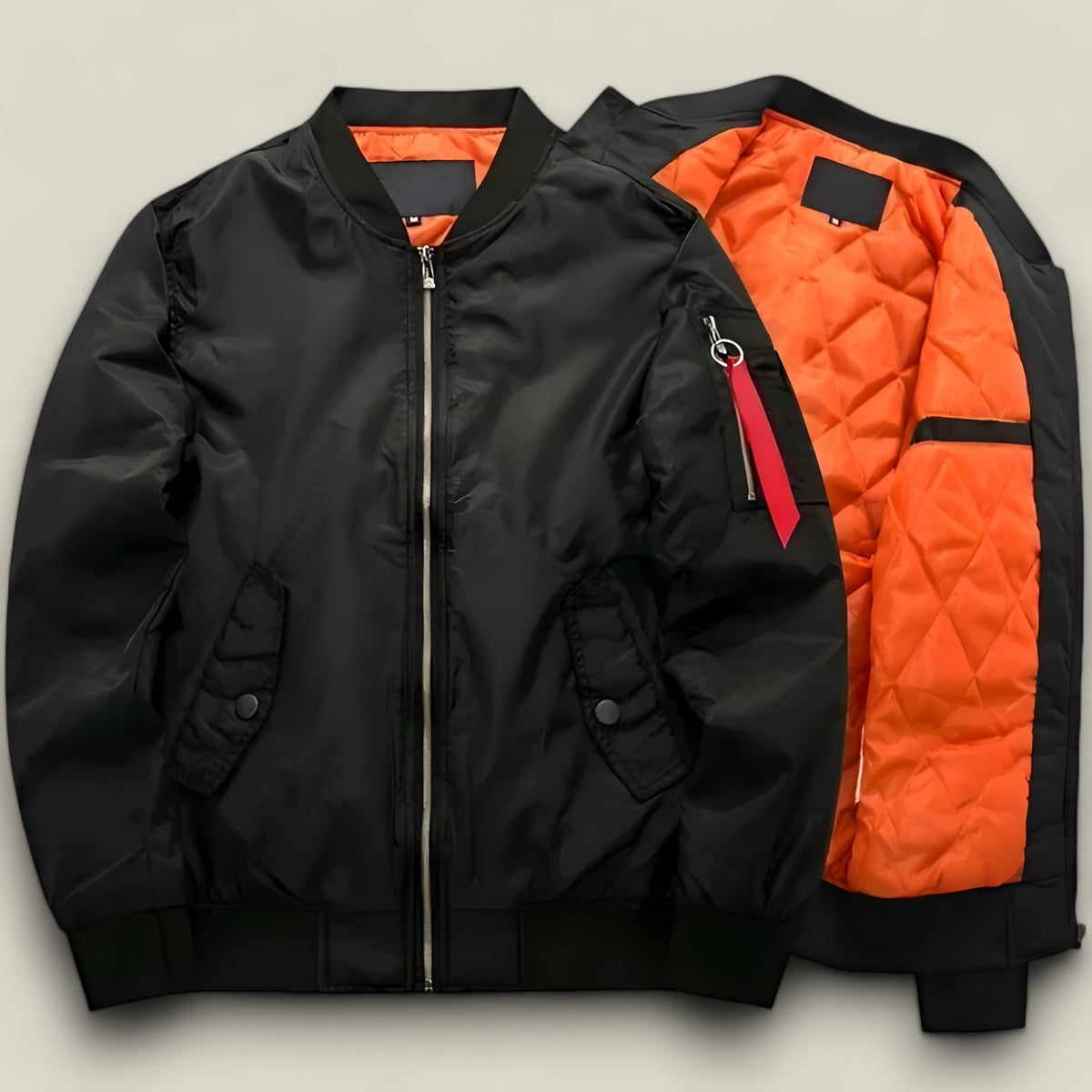 Kacob | Men's Zip Winter Bomber Jacket