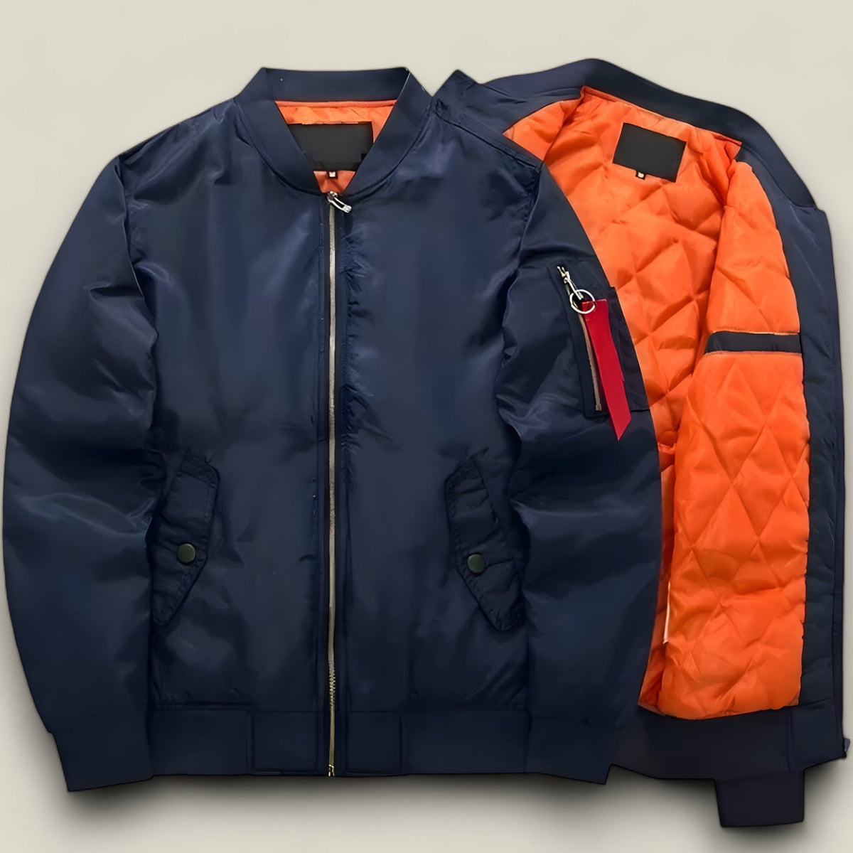 Kacob | Men's Zip Winter Bomber Jacket