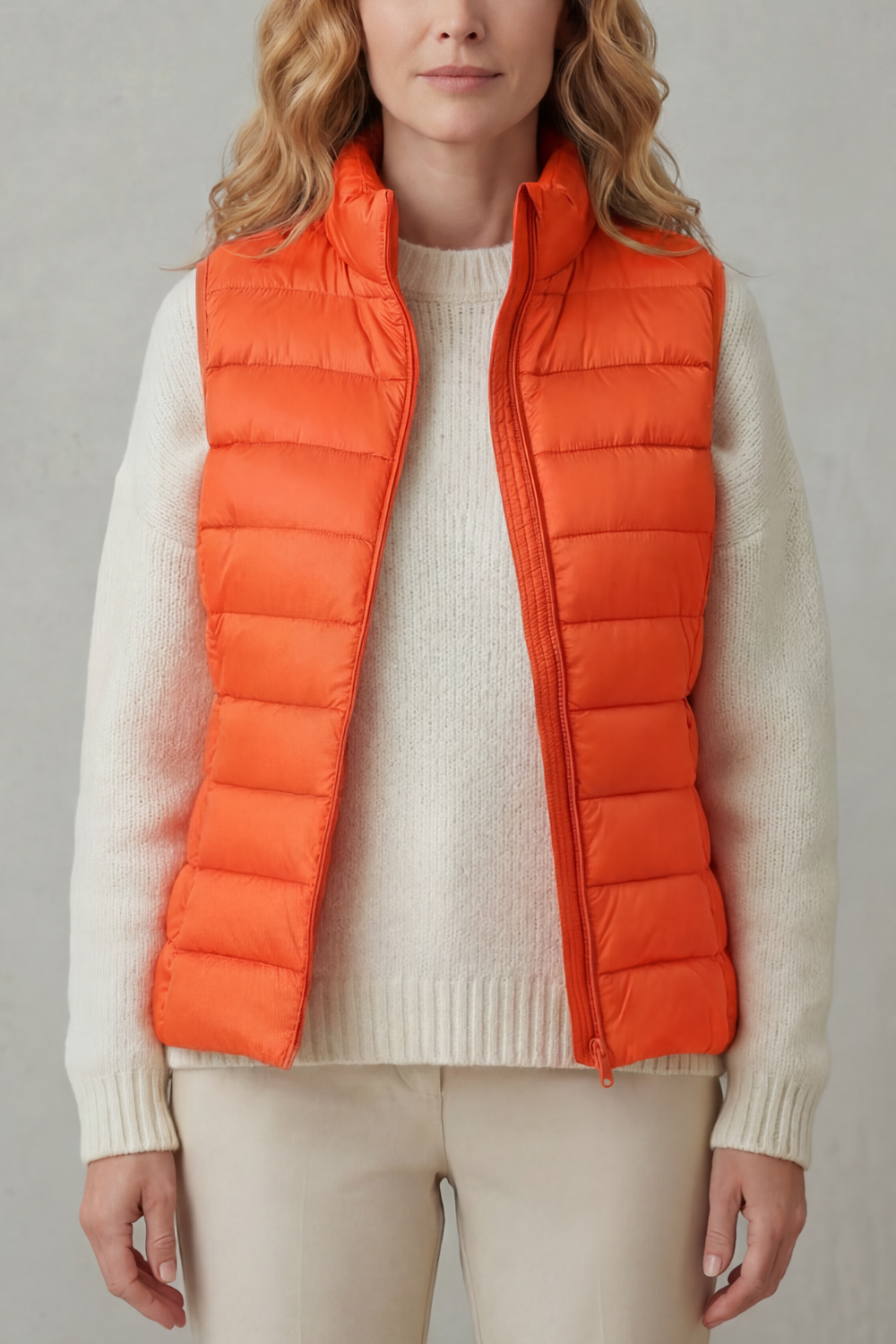 Kacob | Quilted Zip-Up Puffer Gilet
