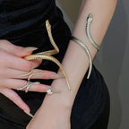 Kacob | Sculpted Serpent Cuff and Ring Set