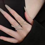 Kacob | Sculpted Serpent Cuff and Ring Set