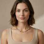 Kacob | Stone Charm Chain Necklace