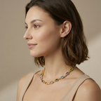 Kacob | Stone Charm Chain Necklace