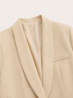 Kacob | Women's Belted Blazer & Wide Leg Trouser Co-Ord Set