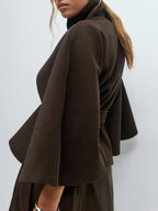 Kacob | Women's Belted Cape Coat