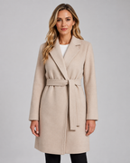 Kacob | Women's Belted Long Wrap Coat