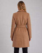 Kacob | Women's Belted Long Wrap Coat