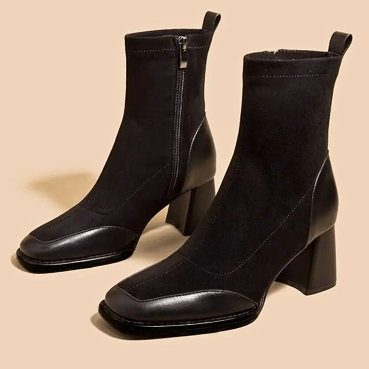 Kacob | Women's Block Heel Ankle Boots