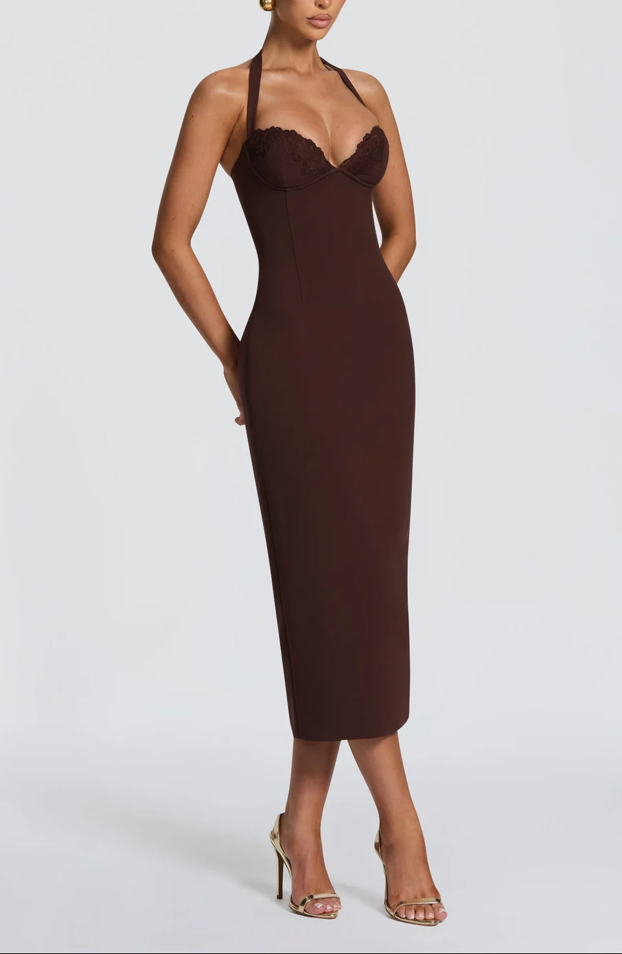 Kacob | Women's Bustier Midi Dress
