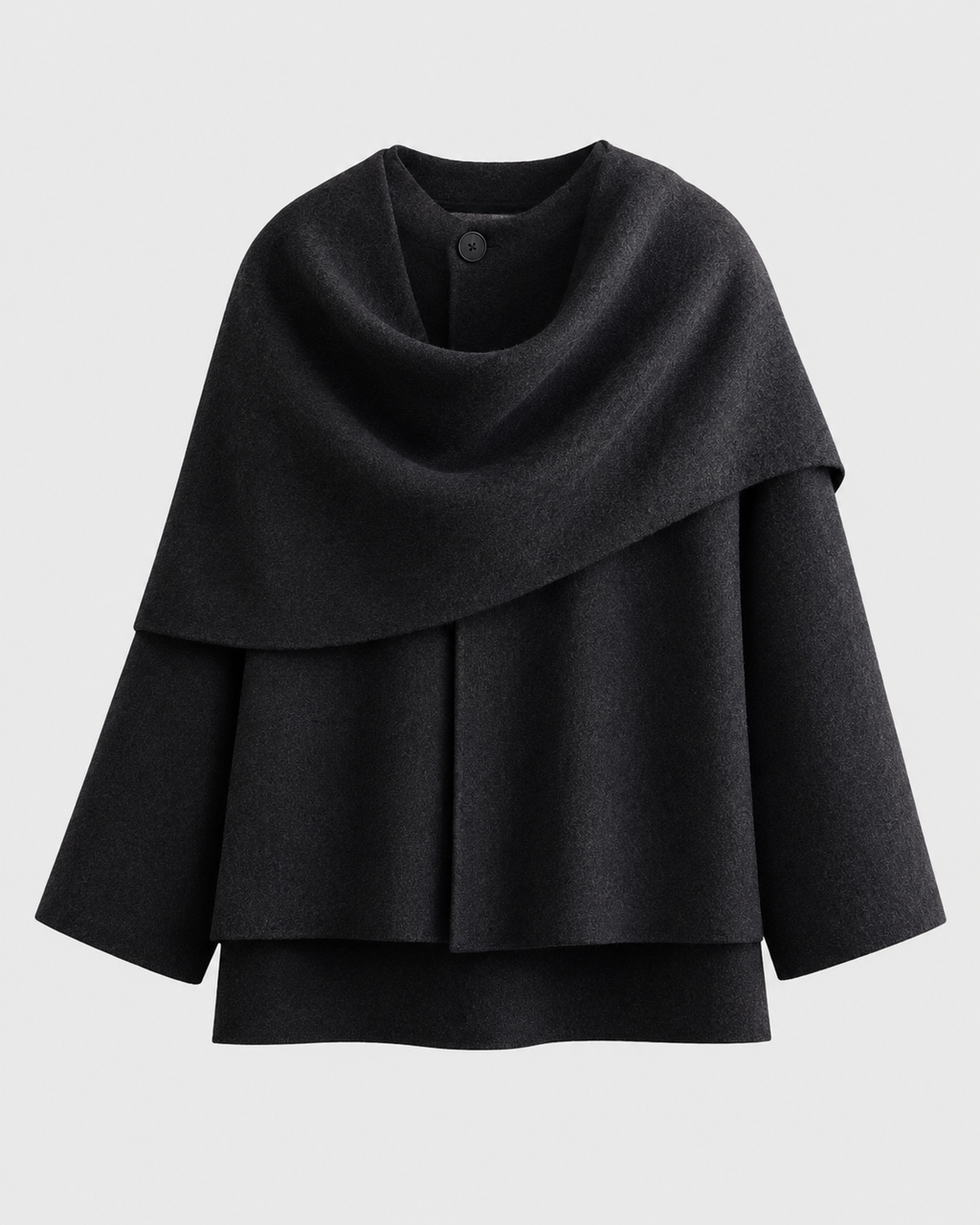 Kacob | Women's Cape Collar Scarf Coat