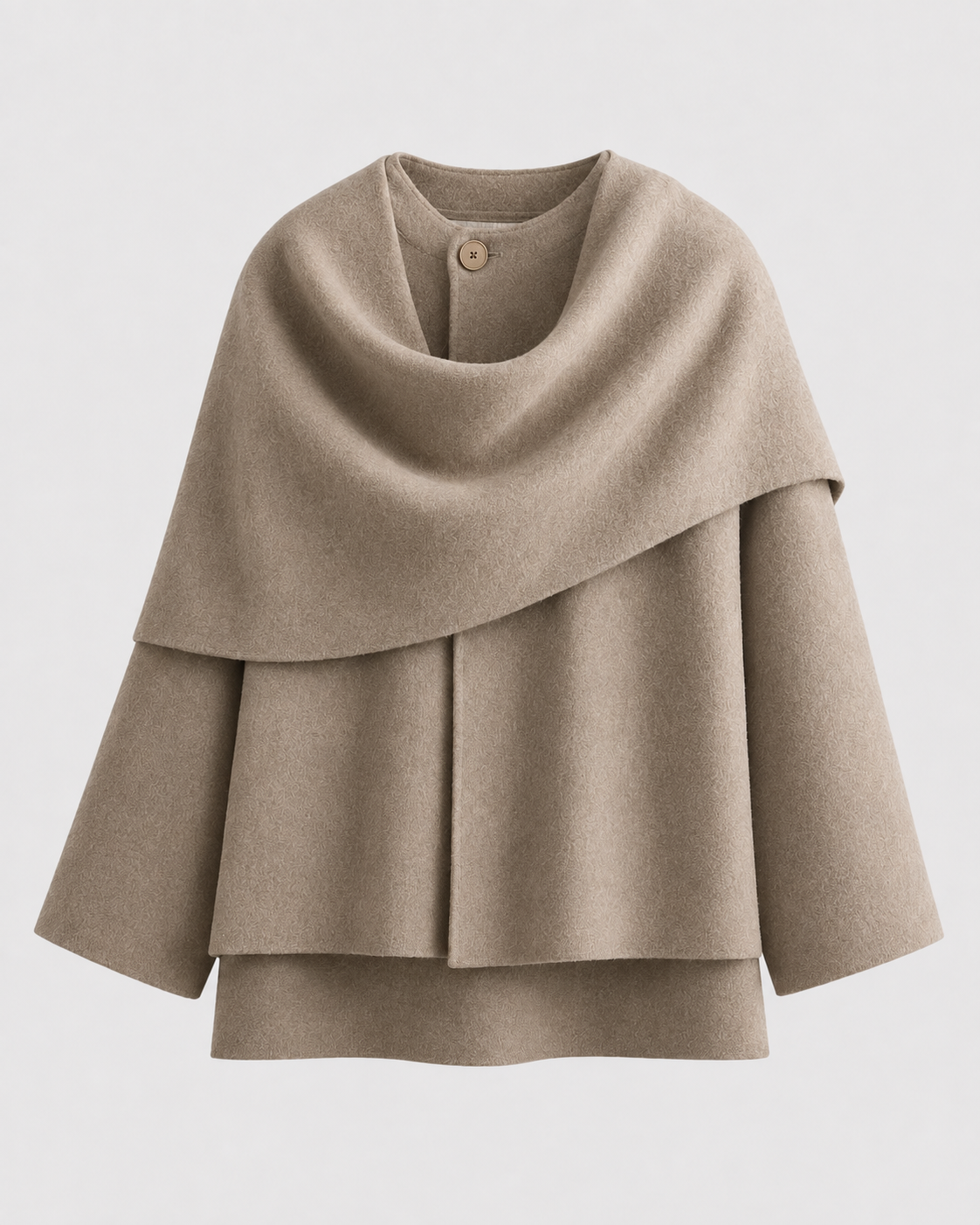 Kacob | Women's Cape Collar Scarf Coat