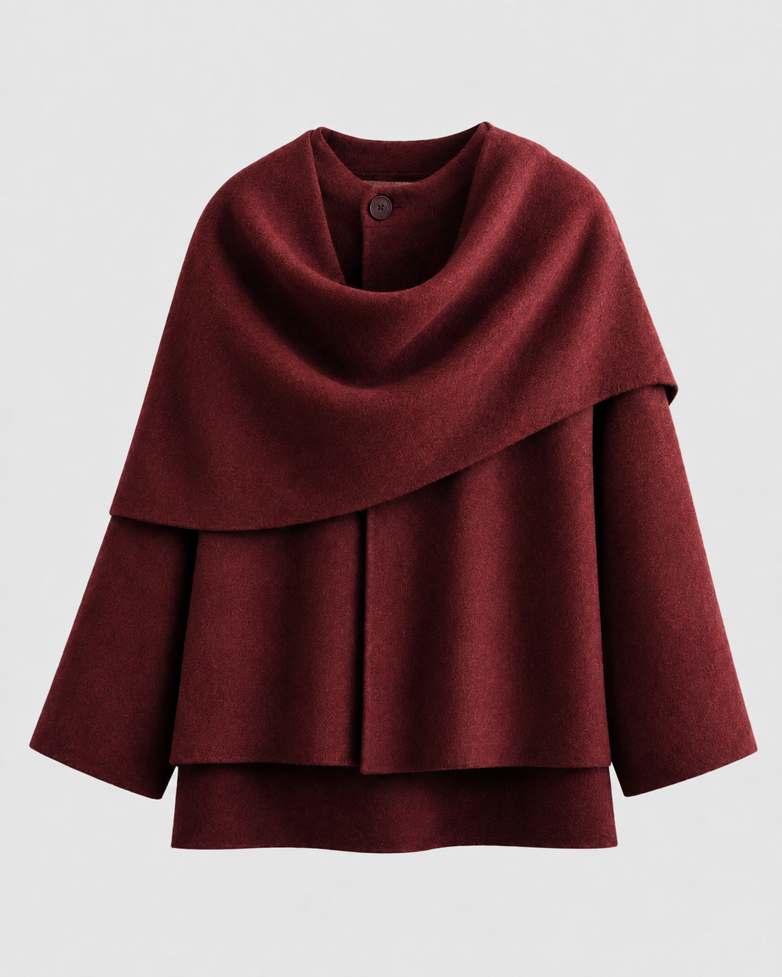 Kacob | Women's Cape Collar Scarf Coat