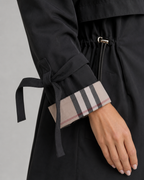 Kacob | Women's Check Lined Hooded Trench Coat