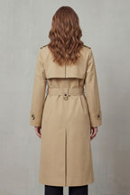 Kacob | Women's Classic Belted Storm Flap Trench Coat
