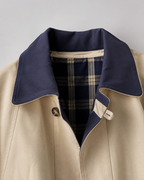 Kacob | Women's Contrast Collar Barn Jacket