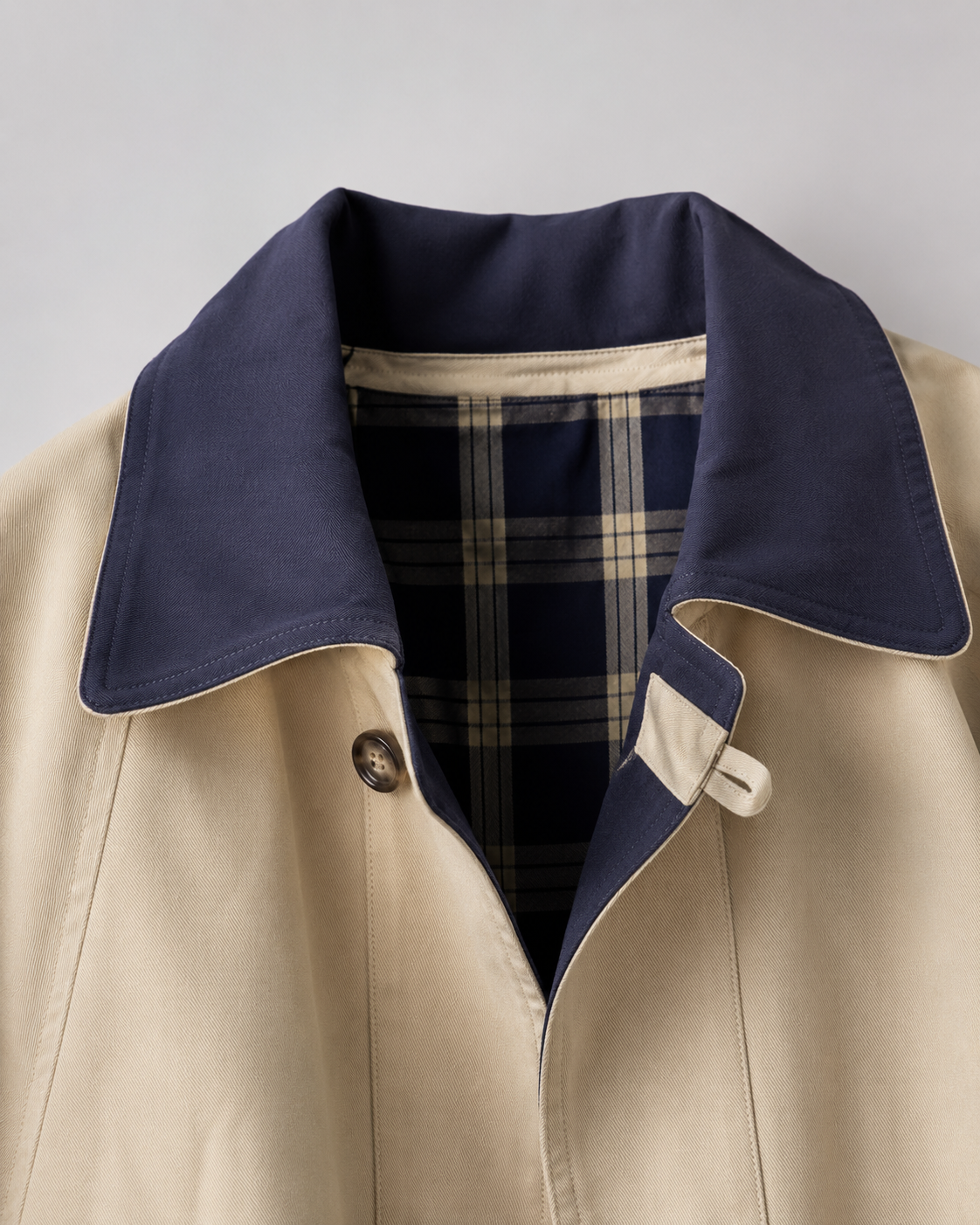 Kacob | Women's Contrast Collar Barn Jacket