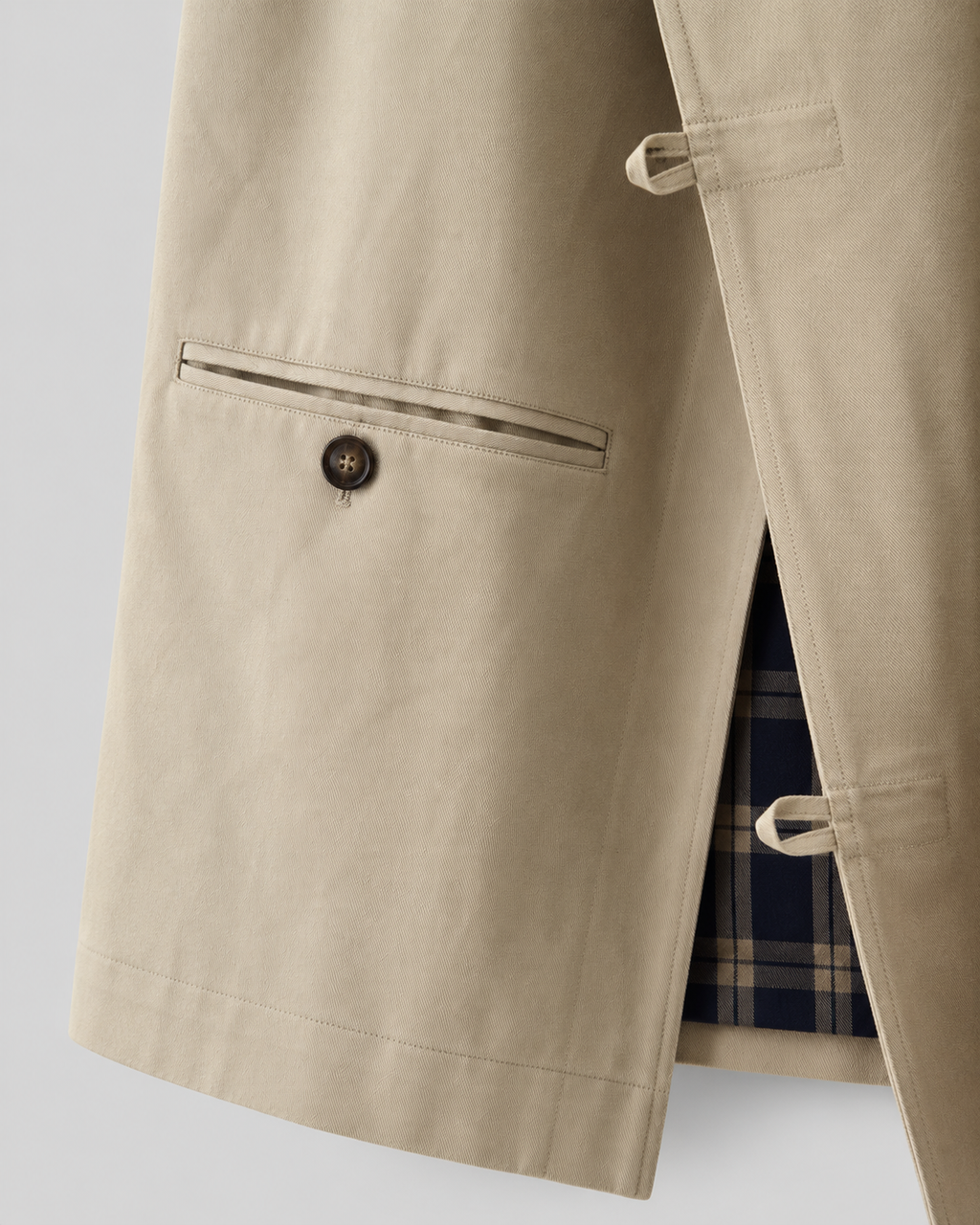 Kacob | Women's Contrast Collar Barn Jacket