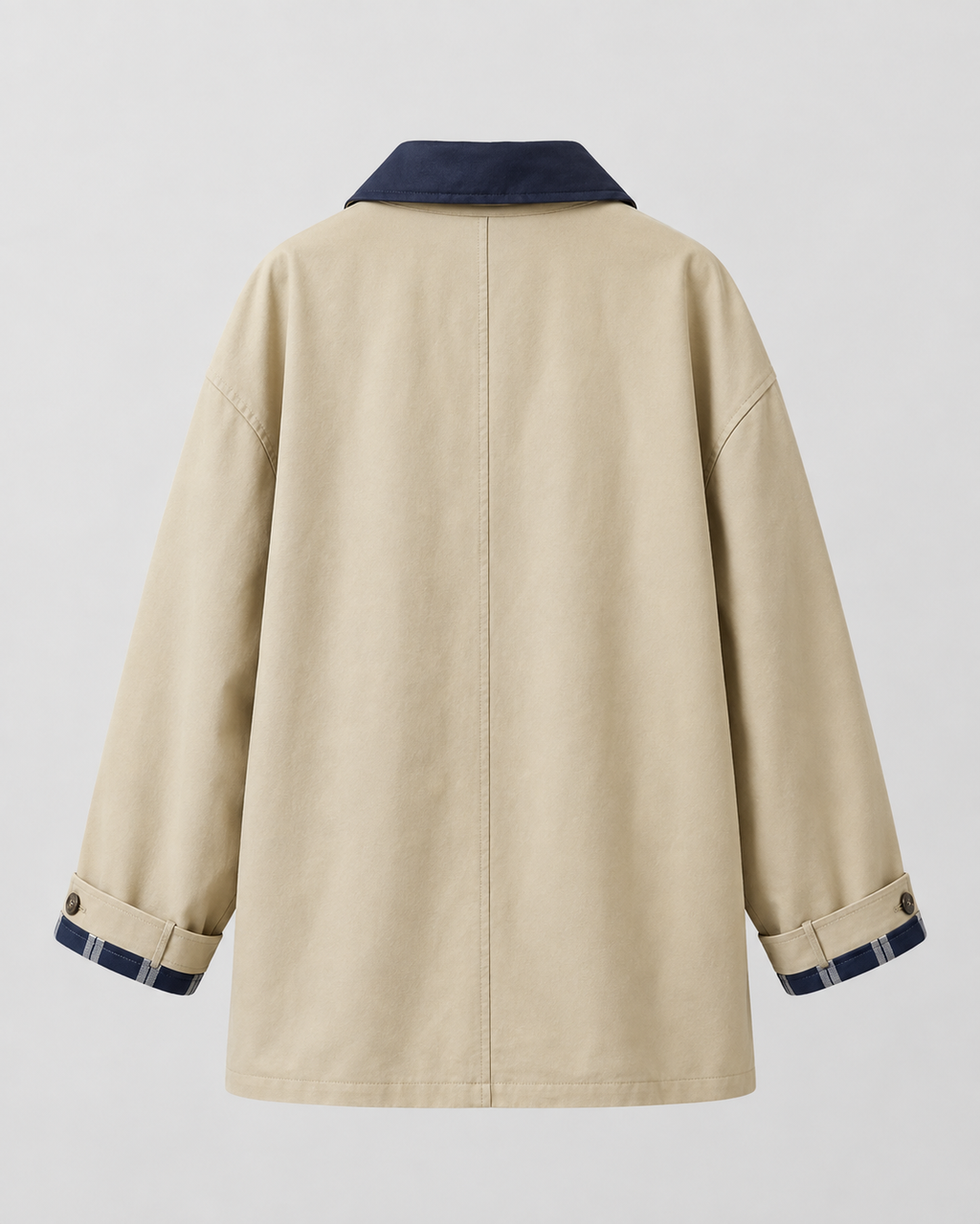 Kacob | Women's Contrast Collar Barn Jacket