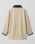 Kacob | Women's Contrast Collar Barn Jacket