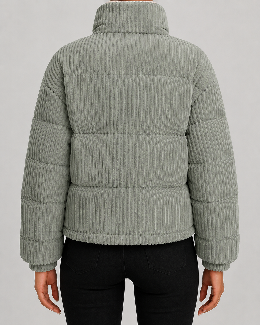 Kacob | Women's Corduroy Puffer Jacket
