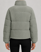 Kacob | Women's Corduroy Puffer Jacket