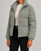 Kacob | Women's Corduroy Puffer Jacket
